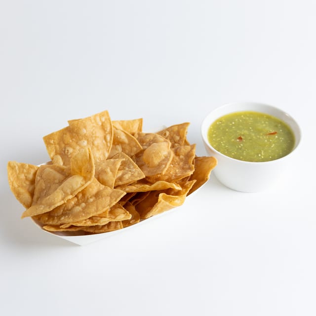 Chips and Verde Salsa.